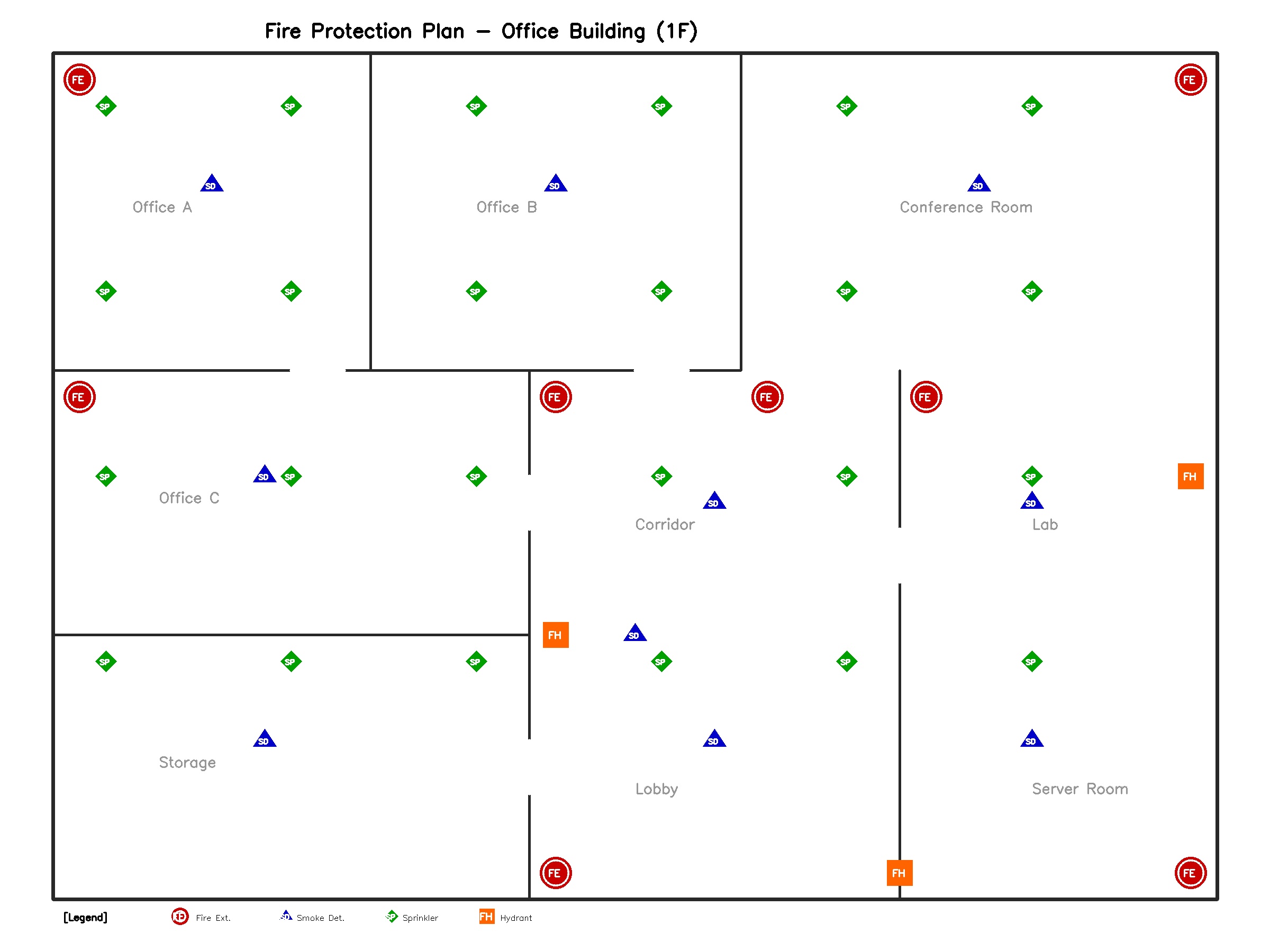 소방 도면 샘플
